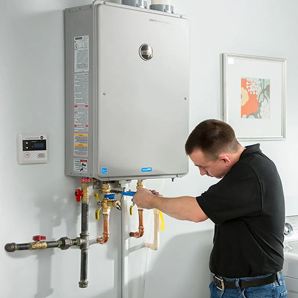 tankless water heater repair in Van tassell, WY